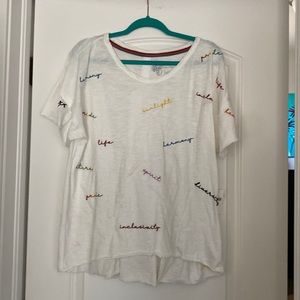 NWT Pilcro tshirt in honor of pride month